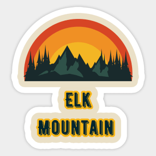 Elk Mountain Sticker